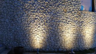 恩納村ピザハウス『Pizzeria da Enzo』琉球石灰岩石積み施工事例